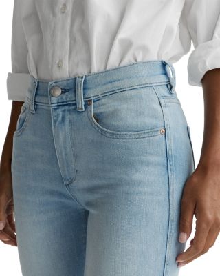 Mara Petite Instasculpt™ Mid Rise Ankle Jeans in Ocean