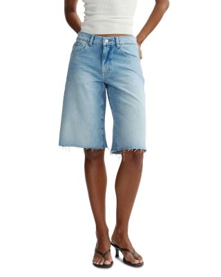 Abby Relaxed Denim Bermuda Shorts
