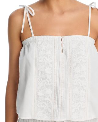 Pecan Embroidered Top - Exclusive