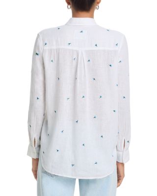 Charli Embroidered Button Front Shirt