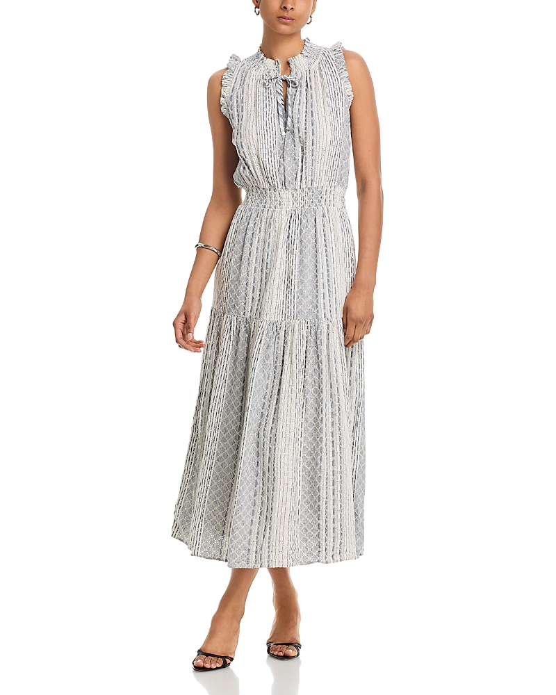 Rails Alessi Striped Eyelet Dress