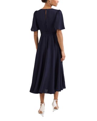 Abbie Textured Wrap Dress