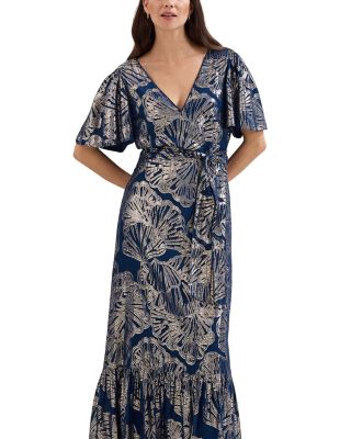 Azale Fil Coup&eacute; Maxi Dress