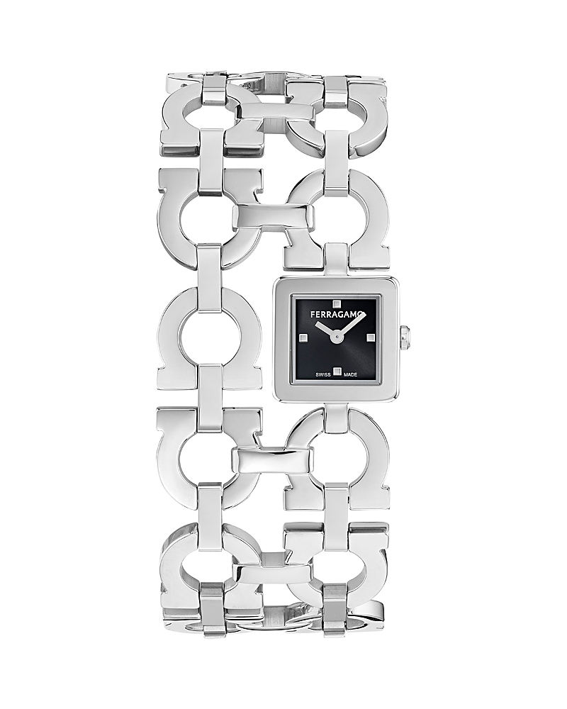 Ferragamo Double Gancini Catwalk Watch, 19mm