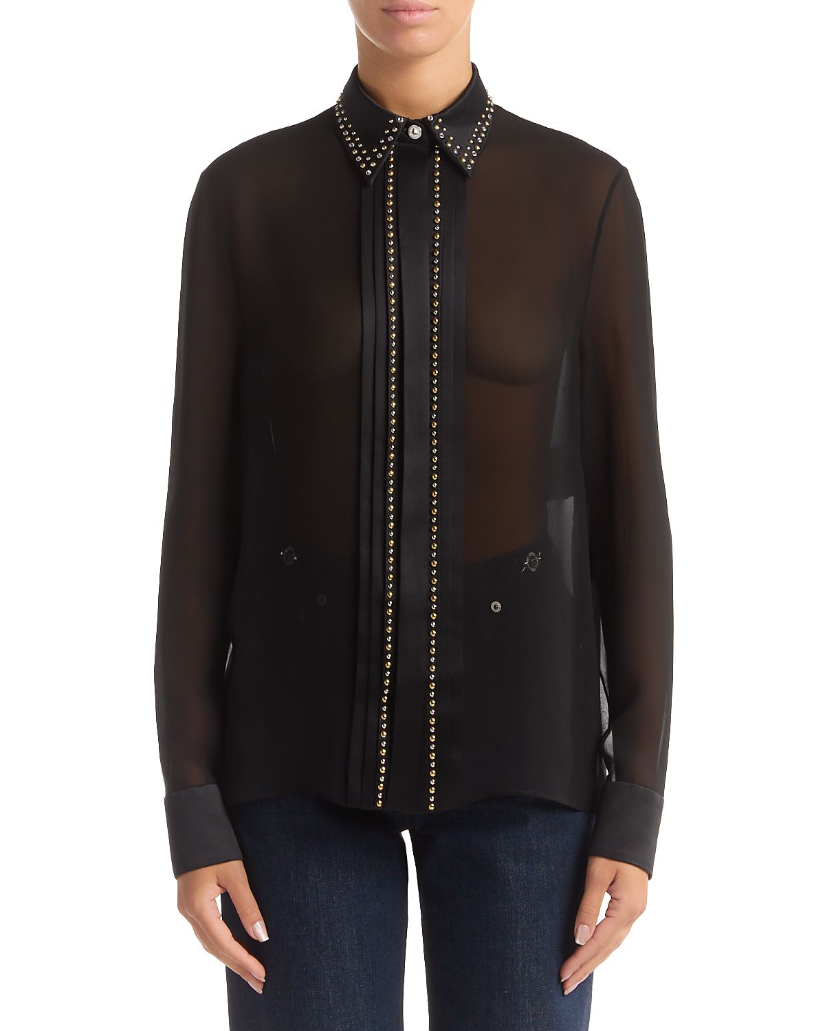 Versace Silk Georgette Shirt