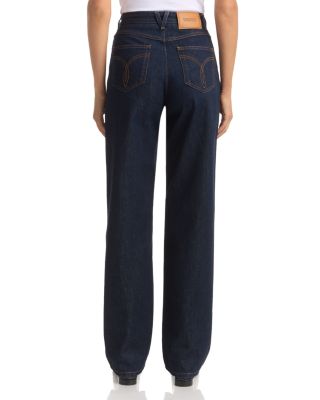 Straight Jeans in Dark Blue