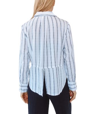 Clean Split Back Button Down Shirt