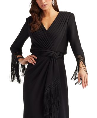  Azie Fringe Midi Dress