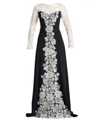  Kalico Embroidered Illusion Gown
