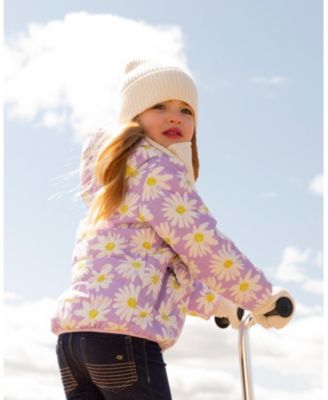 Girls' Quilted Mid-Season Daisy Jacket - Big Kid