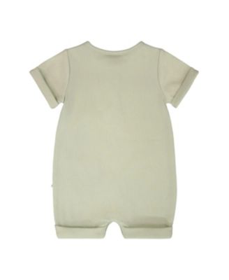 Boys' Cotton Rib Short Sleeves Romper - Baby