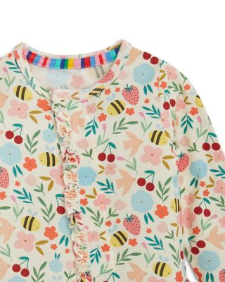 Girls' Honey Blossom Magnetic Footie - Baby
