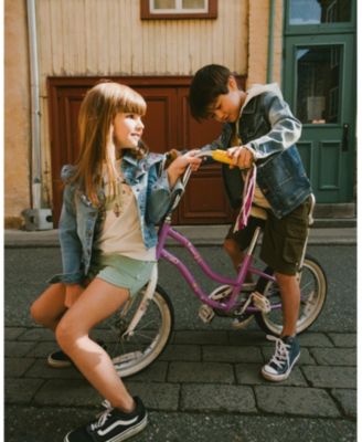 Girls' Embroidery Long Sleeve Denim Jacket - Big Kid