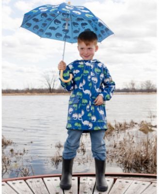Boys' Polyurethane Chameleon Rain Jacket - Little Kid