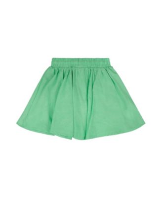 Girls' Organic Cotton Embroidery Flared Skort - Little Kid
