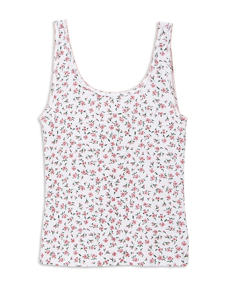 Petite Plume Pointelle Knit Tank Top