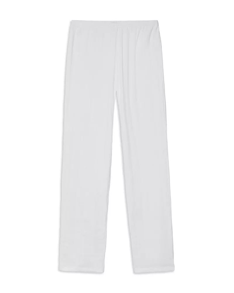 Petite Plume Pointelle Knit Pants