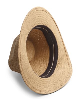 Packable Straw Fedora