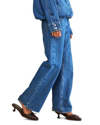 The Baggy High Rise Jeans in Medium Wash