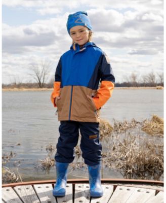 Boys' 3-in-1 Two-Piece Colorblock Mid-Season Outerwear Set - Little Kid, Big Kid