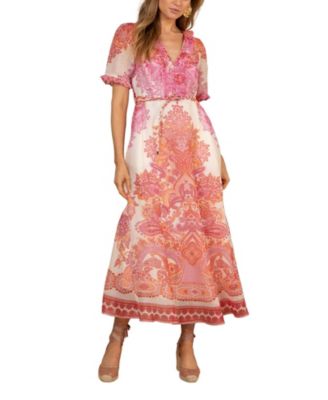  Micah Organza Maxi Dress