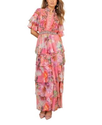  Itzayana Chiffon Maxi Dress