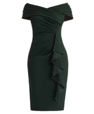 Martine Waterfall Flounce Dress