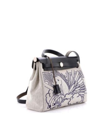 31 Herbag Zip Pegase Pop Toile and Leather