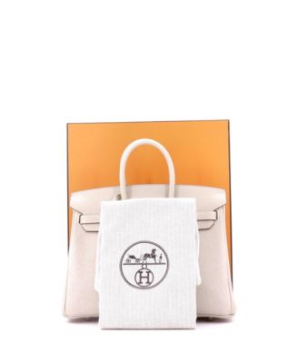 Birkin 25 Handbag Light Togo with Rose Gold Hardware