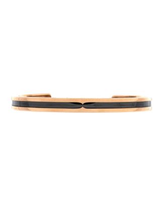  B.Zero1 Cuff Bracelet 18K Rose Gold and Coated Stainless Steel