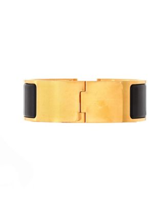 Wide Clic H Bracelet Enamel