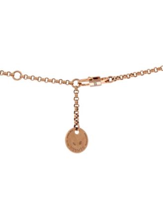 Small Kelly Clochette Pendant Necklace 18K Rose Gold with Diamonds