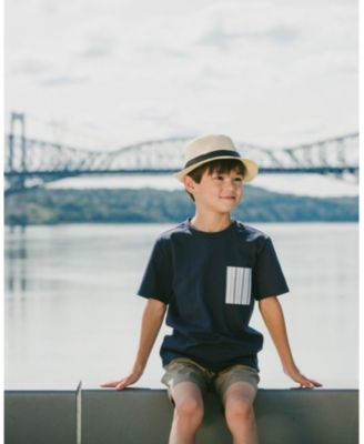 Boys' Short Sleeve Jersey T-Shirt with Chest Pocket - Little Kid, Big Kid