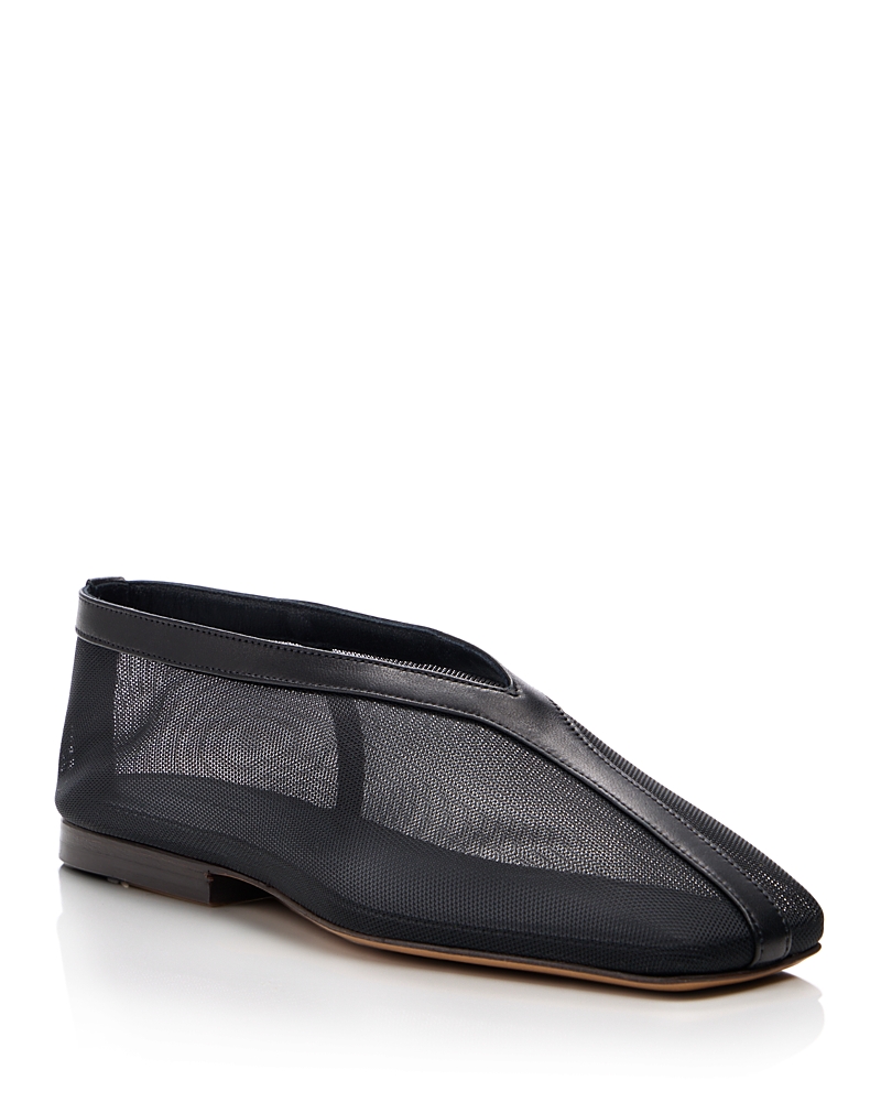 Mansur Gavriel Women's Contorno Square V Flats