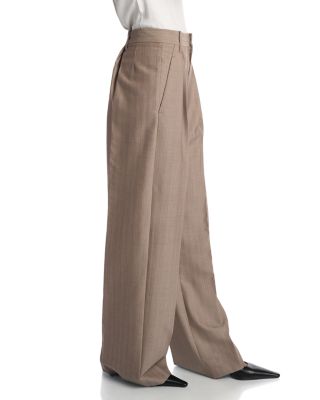 Pleated Wool Trousers