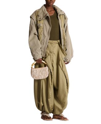  Ebene Mini Bag in Suede and Shells