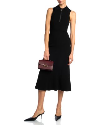 Zip Front Sleeveless Dress