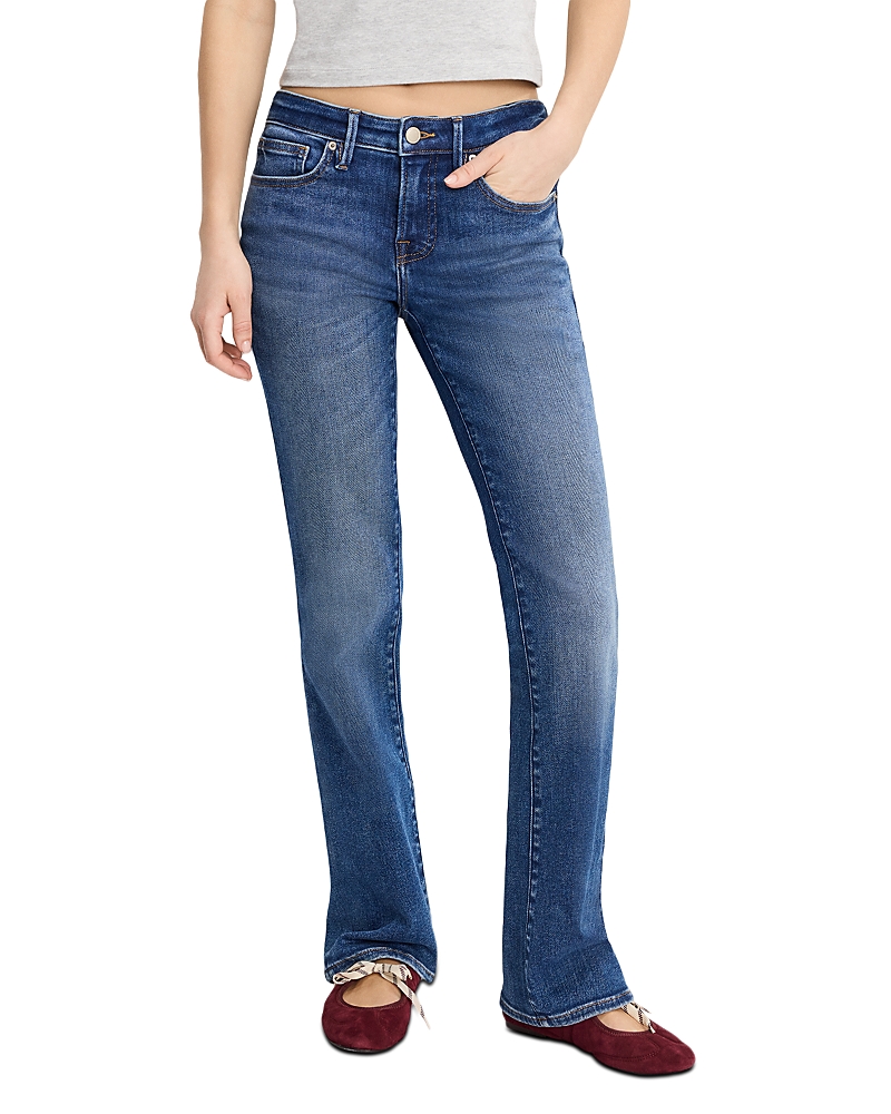 Good American Good Low Rise Bootcut Jeans in Indigo1218