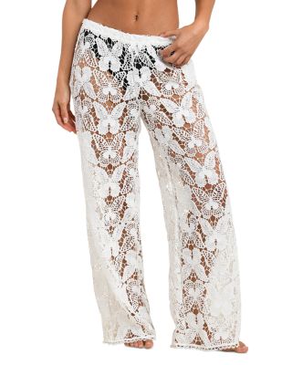 Butterfly Crocheted Cover Up Pants