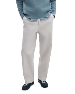 Oversized Fit Baggy Twill Chino Pants