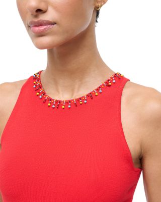 Reina Beaded Trim Top