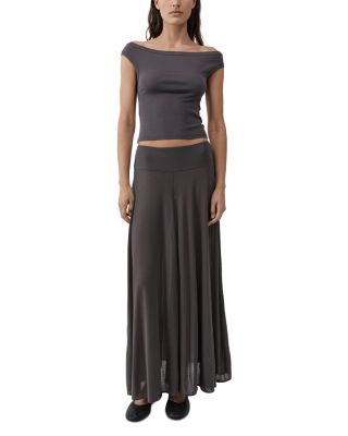 Fluid Jersey Skirt