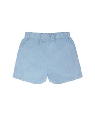 Girls' Relaxed Fit Chambray Shorts - Big Kid