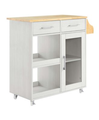 Culinary Kitchen Cart with Spice Rack