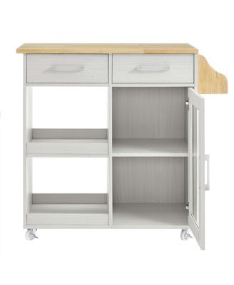 Culinary Kitchen Cart with Spice Rack