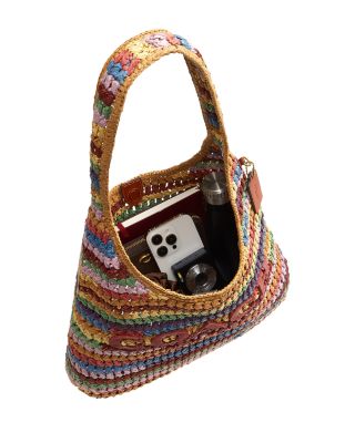 Brooklyn 34 Straw Shoulder Bag