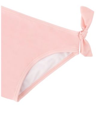 Girls' Two-Piece Short Sleeve Top Hibiscus Swimsuit - Big Kid