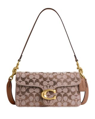 Tabby 26 Crystal Signature Jacquard Shoulder Bag