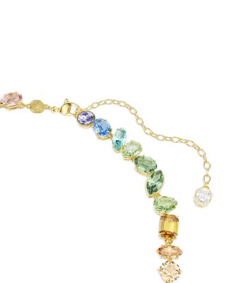 Gema Mixed Crystal All Around Collar Necklace, 14.87-17.75"
