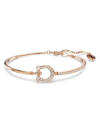 Symbolica Crystal & Cubic Zirconia Horseshoe Bangle Bracelet